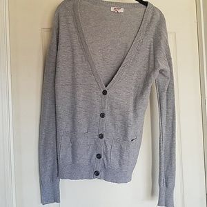 Grey cardigan